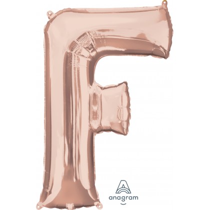 P50 32" (Rose Gold) Letter F SuperShape™